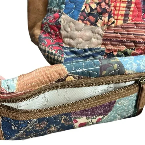 Donna Sharp Dizzy Michelle Colorful Quilted Hobo Bag - Picture 6 of 8